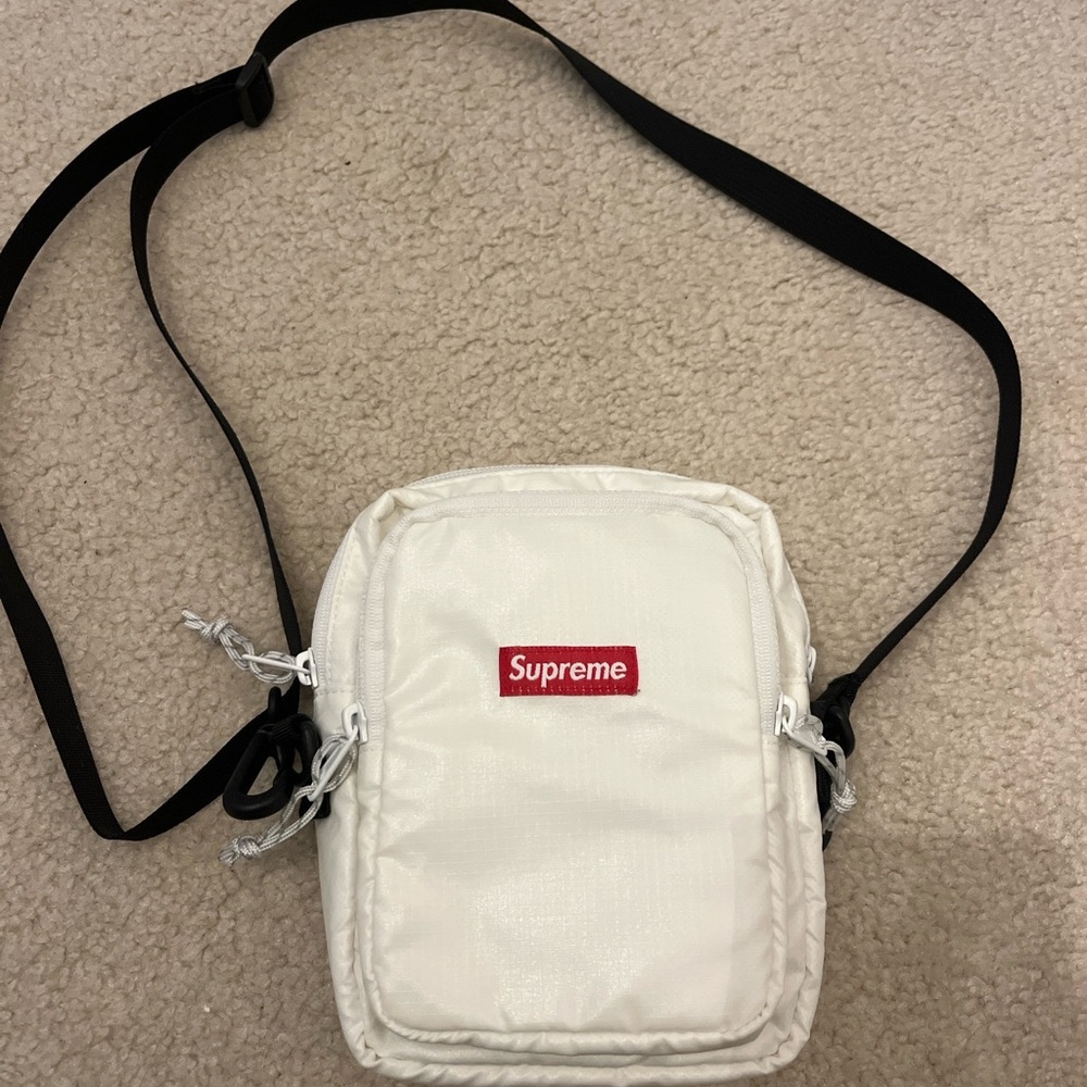 Supreme White Crossbody Bag